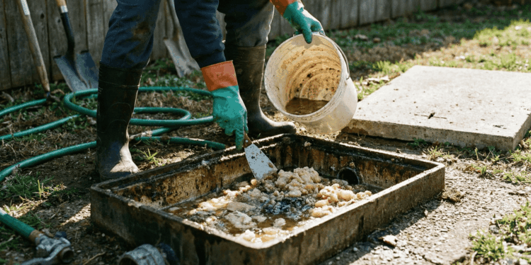 limpar caixa de gordura
