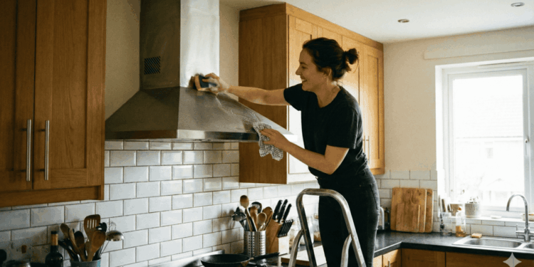 limpar a coifa da cozinha