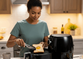 Sem tempo de manhã? Esse pão com ovo nutritivo na air fryer resolve o café em minutos