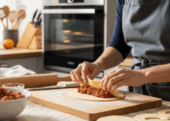Pastel de forno leve, dourado e fácil de fazer que surpreende no sabor e na textura