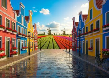 A Cidade das Flores com arquitetura europeia e moinhos gigantes que revela o segredo de uma vida organizada e bela no Brasil