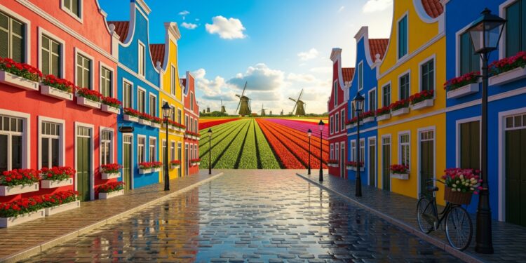 A Cidade das Flores com arquitetura europeia e moinhos gigantes que revela o segredo de uma vida organizada e bela no Brasil