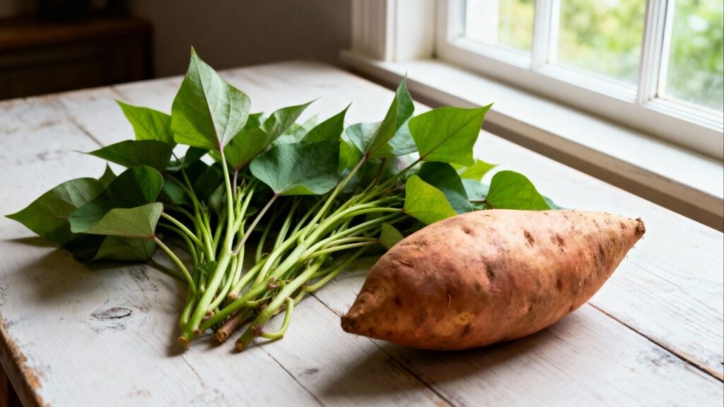 Muita gente joga fora, mas as folhas desse legume são comestíveis e riquíssimas em ferro