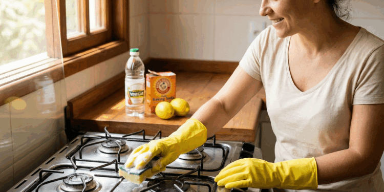 Cansado de esfregar o fogão? Estas misturinhas mágicas com poucos ingredientes vão poupar muito seu tempo