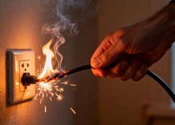 O aparelho que deve ser desligado da tomada após o uso para reduzir o risco de incêndio