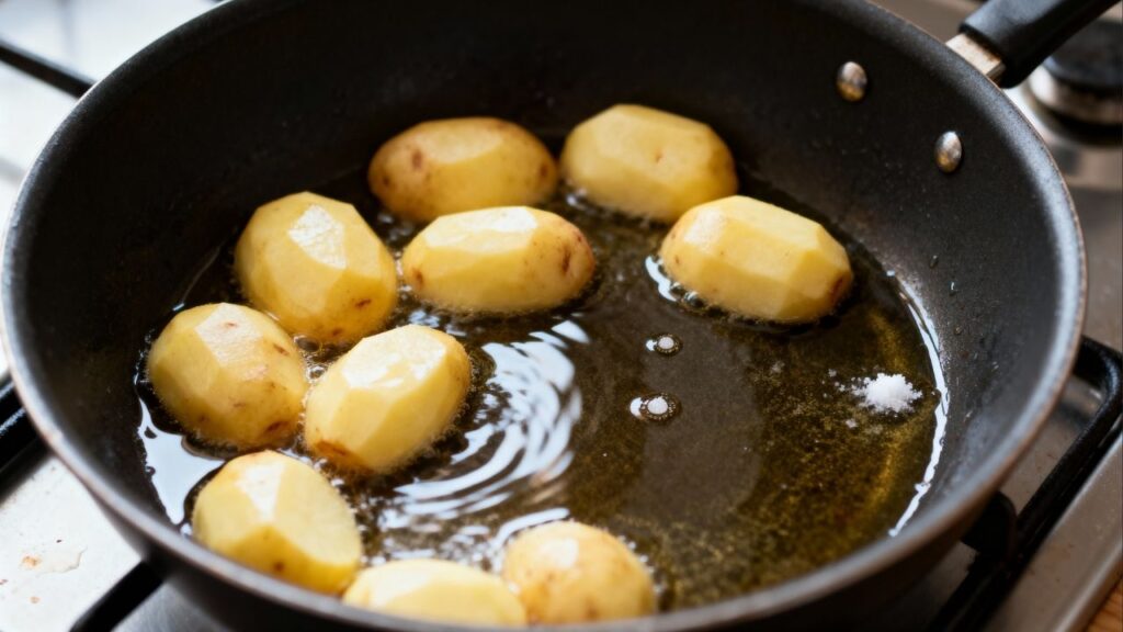 Por que colocar uma pitada de sal no óleo antes de fritar evita respingos