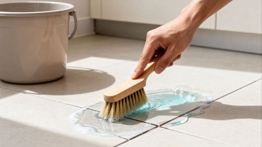 Sem água sanitária, nem álcool: o jeito certo de deixar o rejunte branco de novo