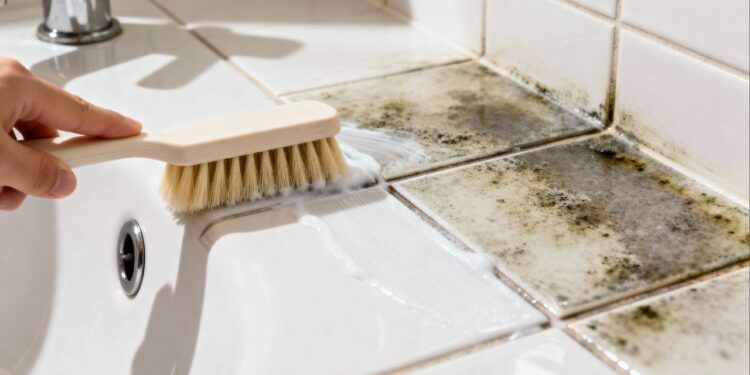 Sem cloro, nem água sanitária: a forma correta de eliminar o mofo do rejunte