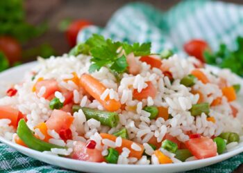 arroz com legumes