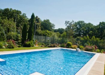 paisagismo de piscina