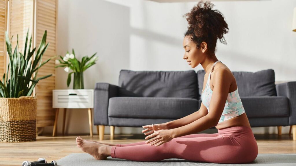 exercício de respiração profunda