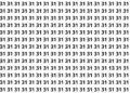Entre dezenas de 31, um número se esconde e só os atentos conseguem achá-lo