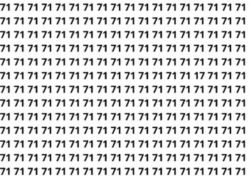 Você consegue achar o número que só 25% das pessoas veem em segundos