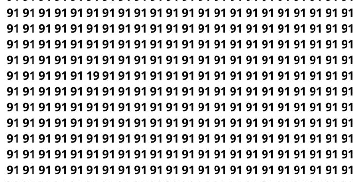 Você consegue identificar o número que só 5 em cada 20 pessoas notam?