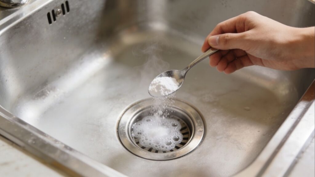 A forma mais simples de evitar mau cheiro no ralo da pia é despejar essa mistura caseira à noite