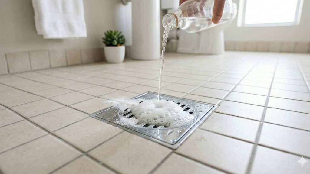 A maneira mais prática de eliminar mau cheiro do ralo do banheiro é aplicar esses 2 ingredientes toda sexta-feira