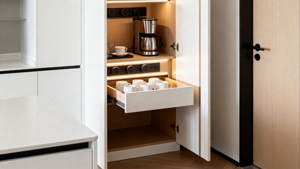 Adeus aos eletrodomésticos na bancada: as 3 novas peças de mobiliário que otimizam o espaço e já são tendência