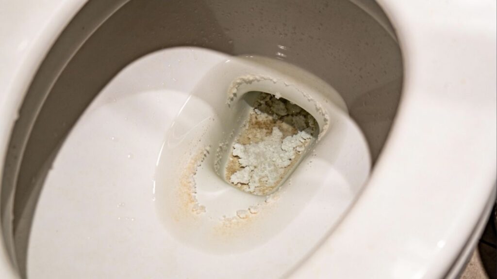 Calcário persistente no vaso sanitário: o método da vovó com dois ingredientes ajuda
