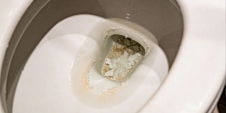 Calcário persistente no vaso sanitário: o método da vovó com dois ingredientes ajuda