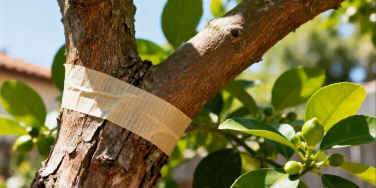 Colocar fita adesiva no tronco de um limoeiro: para que serve esse truque recomendado por jardineiros?