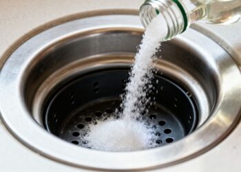 Colocar sal grosso e vinagre no ralo da cozinha: por que é recomendado e para que serve