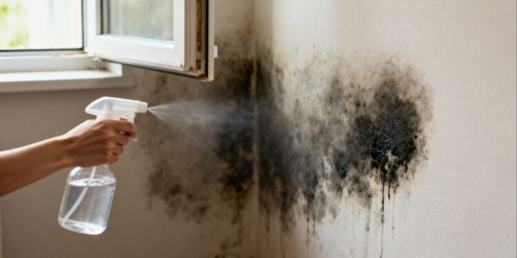 Como acabar com o mofo que o verão está trazendo para as suas paredes com apenas 2 ingredientes que você tem em casa