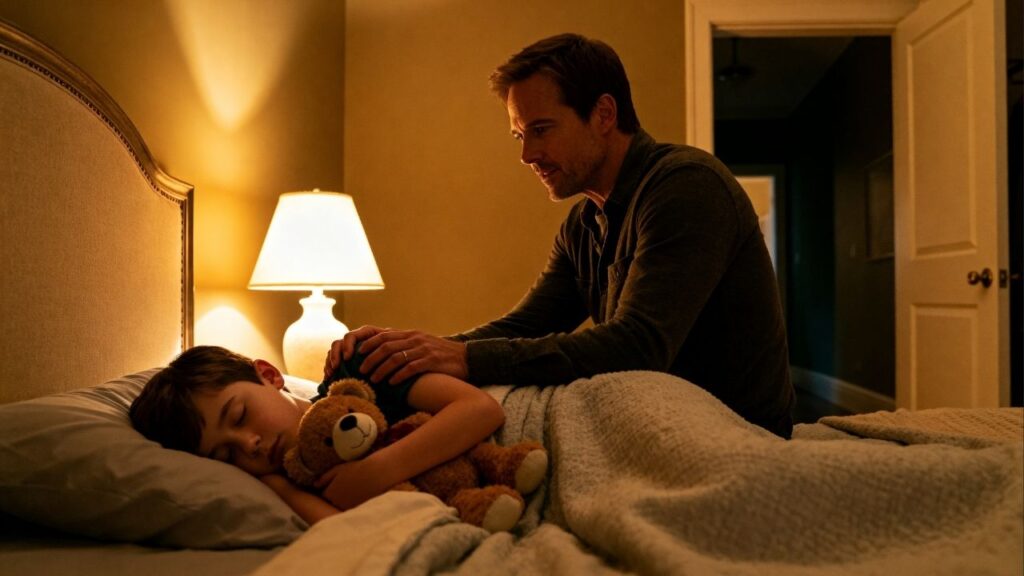 Como fazer as crianças dormirem sozinhas através de desenhos animados