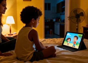 Como fazer as crianças dormirem sozinhas através de desenhos animados