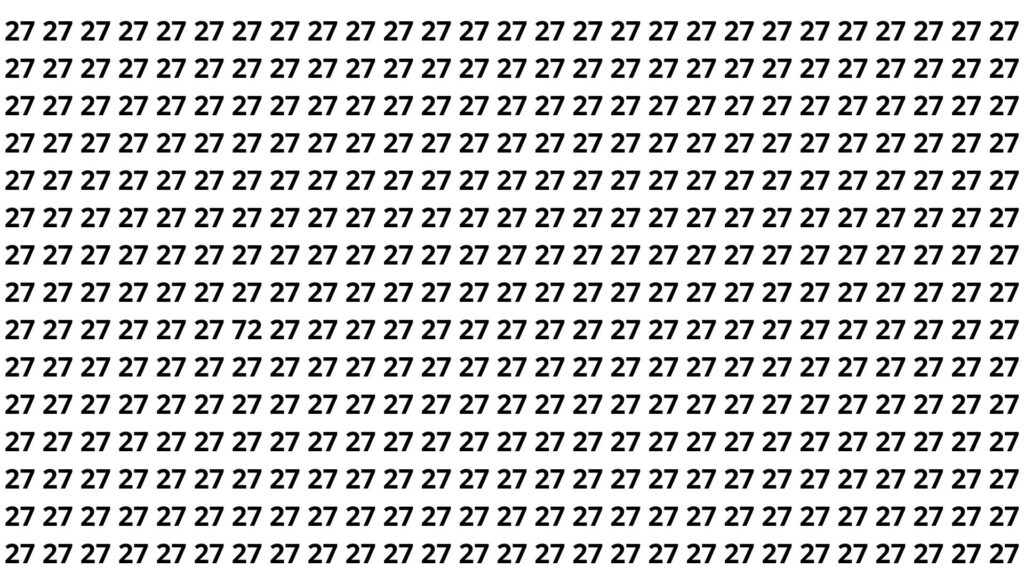 localizar o número 72