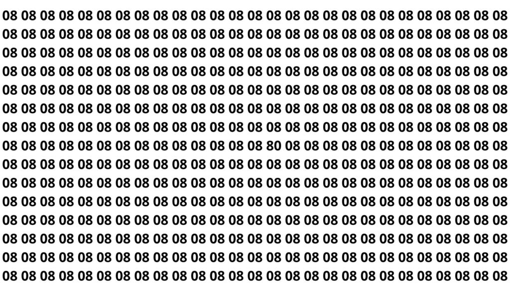 encontrar o número 80