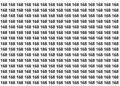 Puzzle viral que desafia olhos e mente: encontre o 186 em meio a 168
