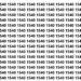 Encontre o número 1450 entre vários 1540 e teste sua visão em 15 segundos