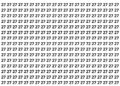 Desafio visual: só olhos atentos encontram o 72 no meio dos 27