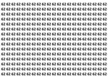 Encontre o número 26 entre vários 62 em apenas 5 segundos