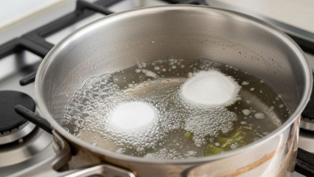 Nunca mais esfregue as panelas queimadas, com este truque fácil a remoção do óleo queimado é feita sem esforços