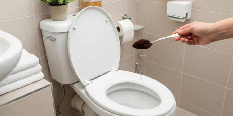 Uma colherada basta! É por isso que cada vez mais pessoas estão jogando borra de café no vaso sanitário