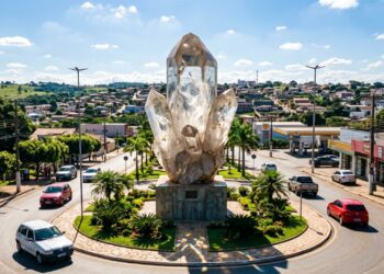 A cidade goiana que fica a quase 1.200 metros de altura sobre a maior reserva de cristal do mundo