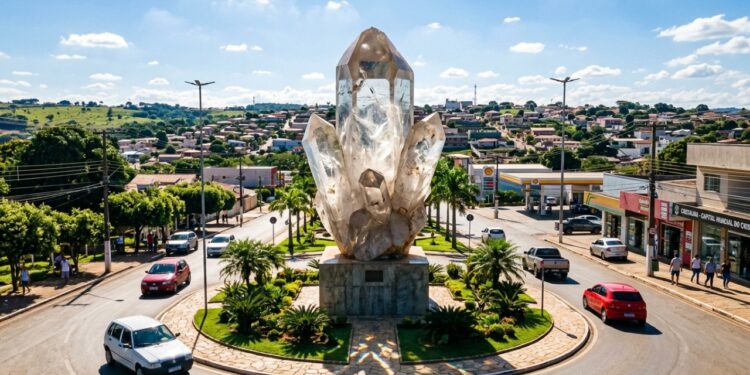 A cidade goiana que fica a quase 1.200 metros de altura sobre a maior reserva de cristal do mundo