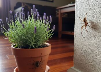 Planta resistente que ajuda a manter aranhas longe de áreas internas da casa