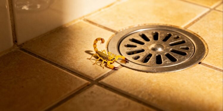 Escorpiões amarelos estão aparecendo dentro dos banheiros e causando acidentes domésticos por causa do excesso de entulho nos terrenos vizinhos