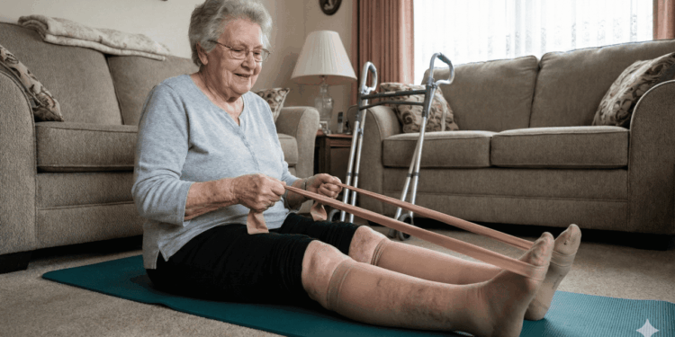 exercicios para pernas inchadas em idosos