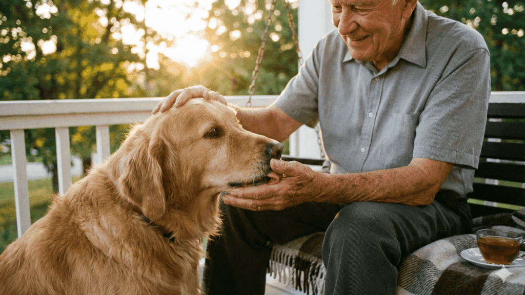cachorro lambendo sua mao
