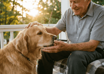 cachorro lambendo sua mao