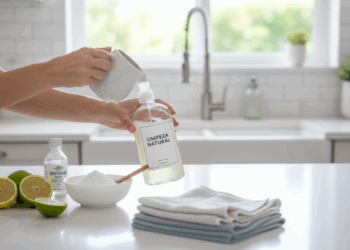 Misturinha caseira substitui 3 produtos de limpeza e reduz gastos em até 70%