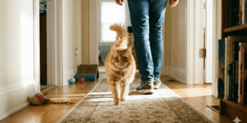 Quando o gato escolhe você para seguir pela casa, o que isso quer dizer?