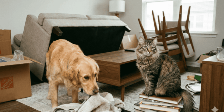 Mudou o sofá de lugar? Veja como seu pet reage às mudanças na casa