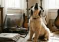O que significa quando o cachorro começa a uivar ao ouvir música?