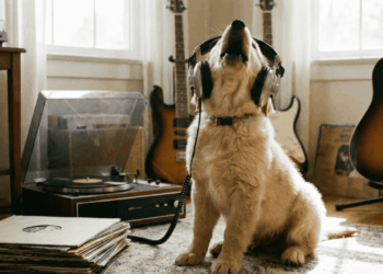 O que significa quando o cachorro começa a uivar ao ouvir música?