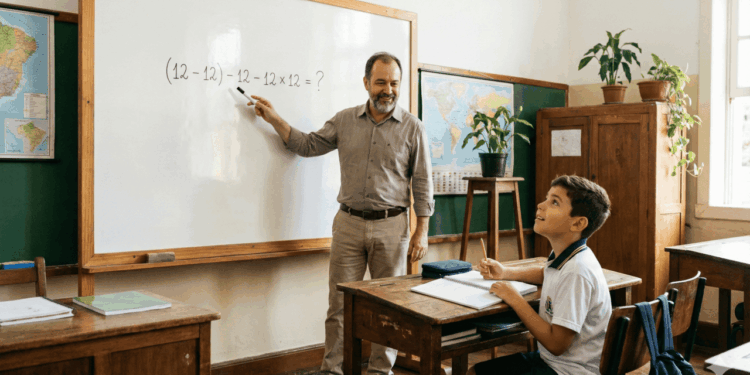 Poucos acertam (12 – 12) – 12 – 12 x 12 sem errar a ordem das operações