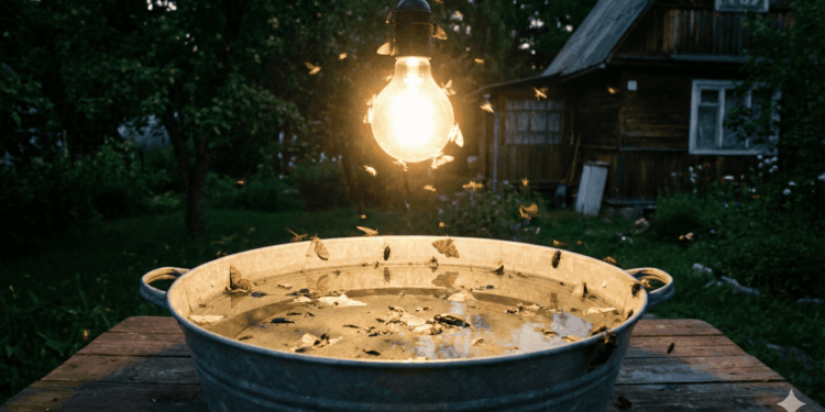 Esse truque com água sob a luz ajuda a reduzir cupins alados após a chuva